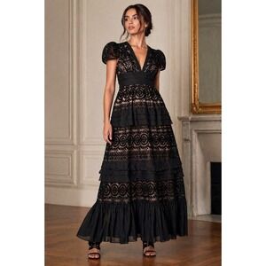 white christmas dresses Strapless Draped Chiffon Gown 2 / Pale Pink main image 1
